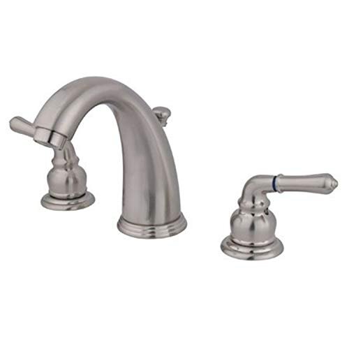 Kingston Brass GKB988 Water Saving Magellan Widespread Lavatory Faucet, Satin Nickel